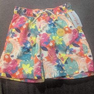 Cat & Jack Multicolor Floral Swim Shorts